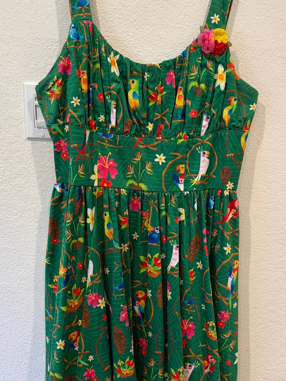 Disney Parks The Dress Shop Enchanted Tiki Room swing dress 2018 - Picture 6 of 14